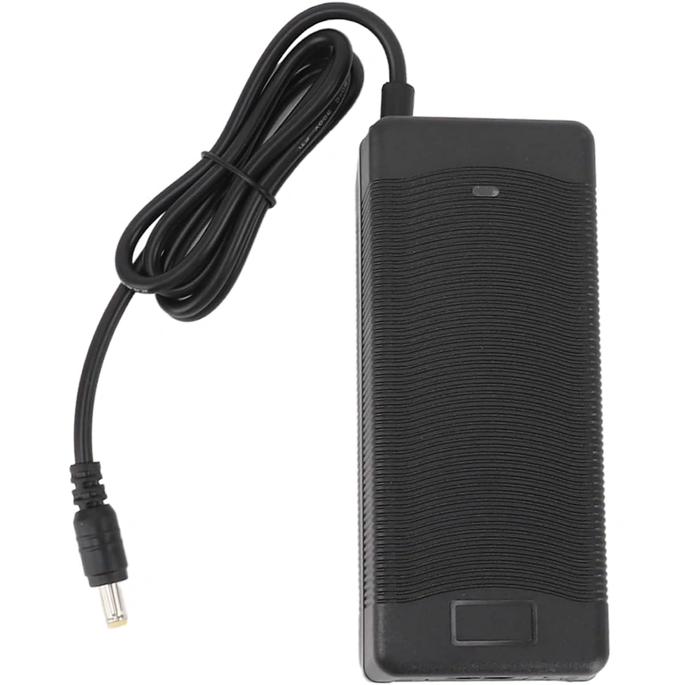 24V 2A-laddare med röd LED för laddning och grön LED för fulladdat batteri