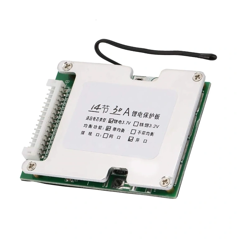 Intelligent BMS-krets 14S 52V 30A med överladdnings- och urladdningsskydd