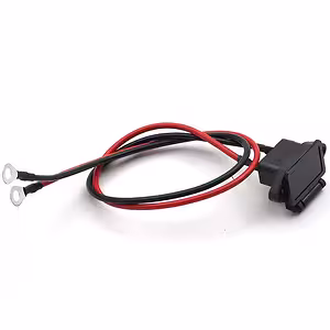 Batteriladdningskontakt för Elektrisk Scooter Citycoco och Harley – Laddkabel 60 cm