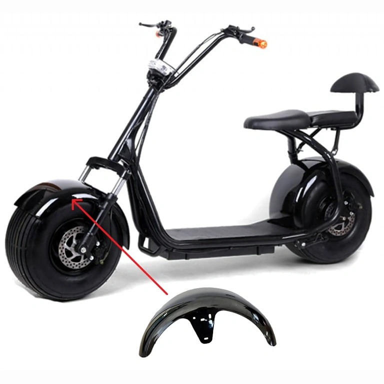 Framskärm Citycoco – vy ovanifrån