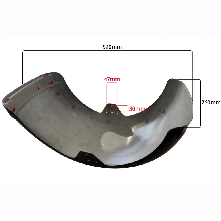 Bakskskärm Citycoco i slitstark plast