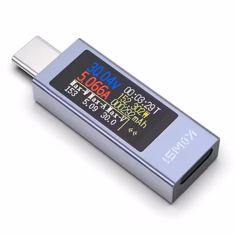 USB C Multimeter Kowsi KWS-2302C – Digital tester för spänning, ström och kapacitet