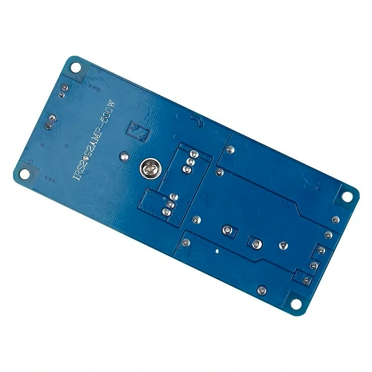 Mono-förstärkare 500W bak Baksida vy av mono-förstärkarkit 500W IRS2092