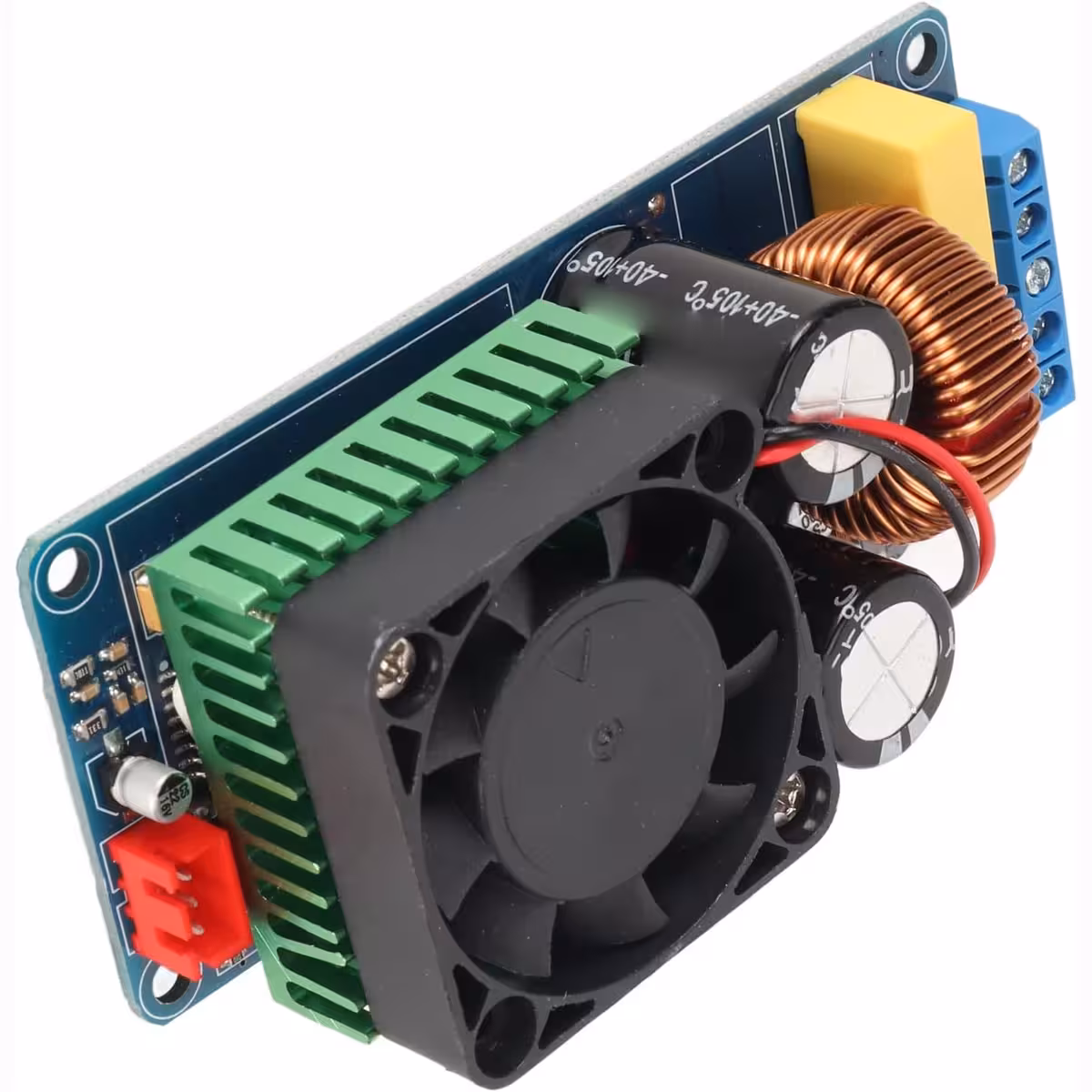 Detalj kylfläns för mono-förstärkare 500W