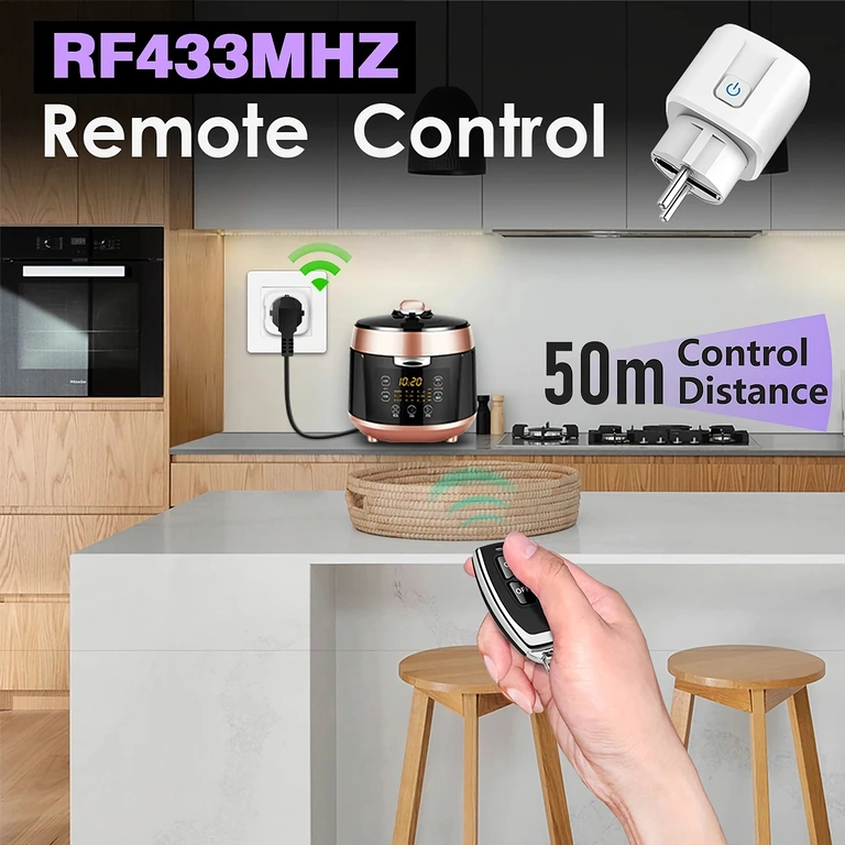 Fungerar som strömbrytare – ett klick på, ett klick av