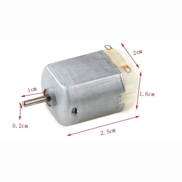 Mini DC-motor 130 för utbildningsexperiment, set om 6 stycken