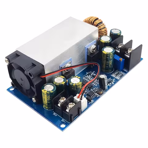 DC-DC Step-Down 12–75V 25A 600W – Spännings- och strömregulator CV/CC för strömförsörjning och batterier
