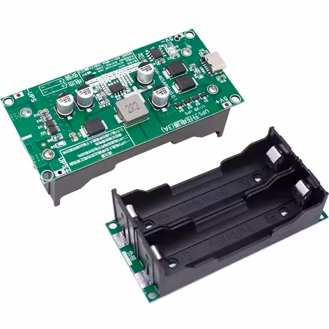 Mini UPS-modul 5V/12V – DC UPS-modul med laddning för 18650-batterier