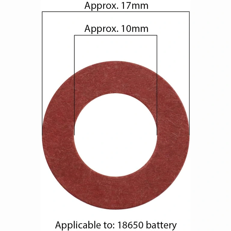 Exakta mått 17,8 x 10,5 x 0,3 mm för 18650-isoleringspapper