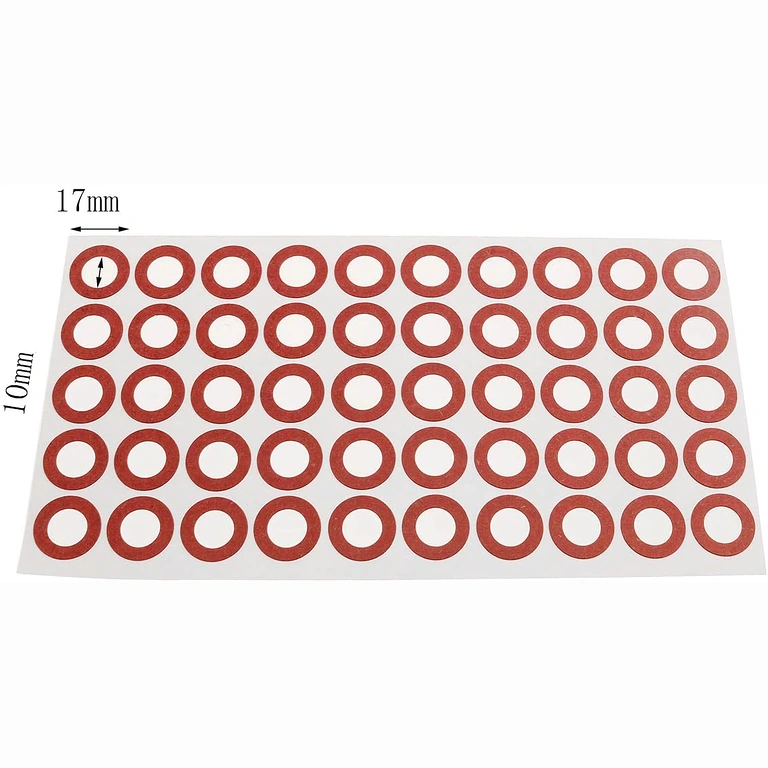 Rött isoleringspapper för anodpunkt på 18650-batterier