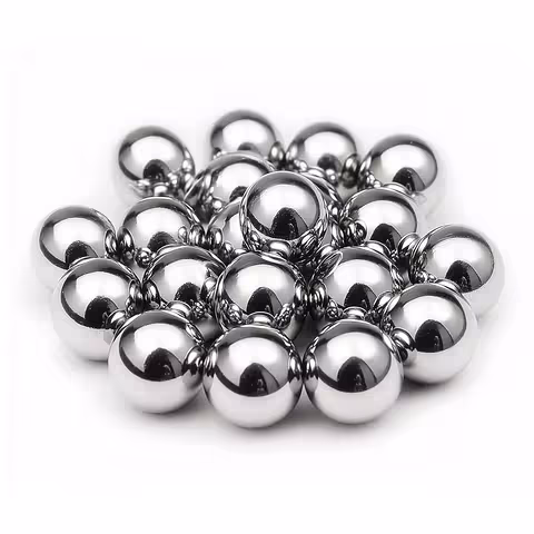 Premium metallkulor av lagerstål – 100 % runda, storlekar 6 mm, 8 mm, 10 mm, 12 mm