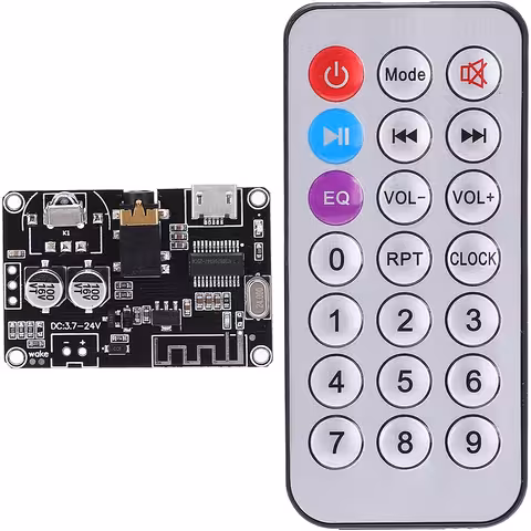 Fjärrkontroll till XY-WRBT Bluetooth-modul – knappfunktioner