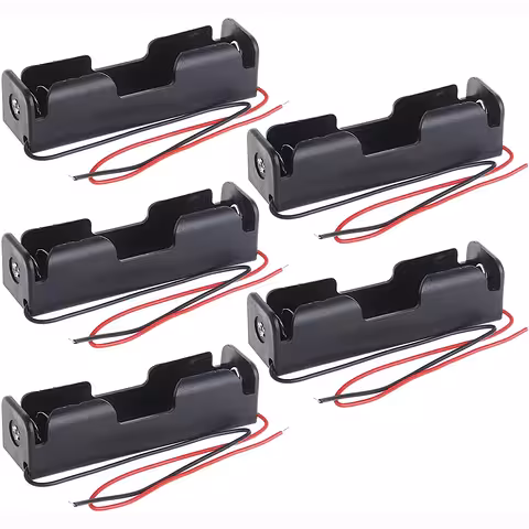 Seriekoppling av 18650 batterihållare